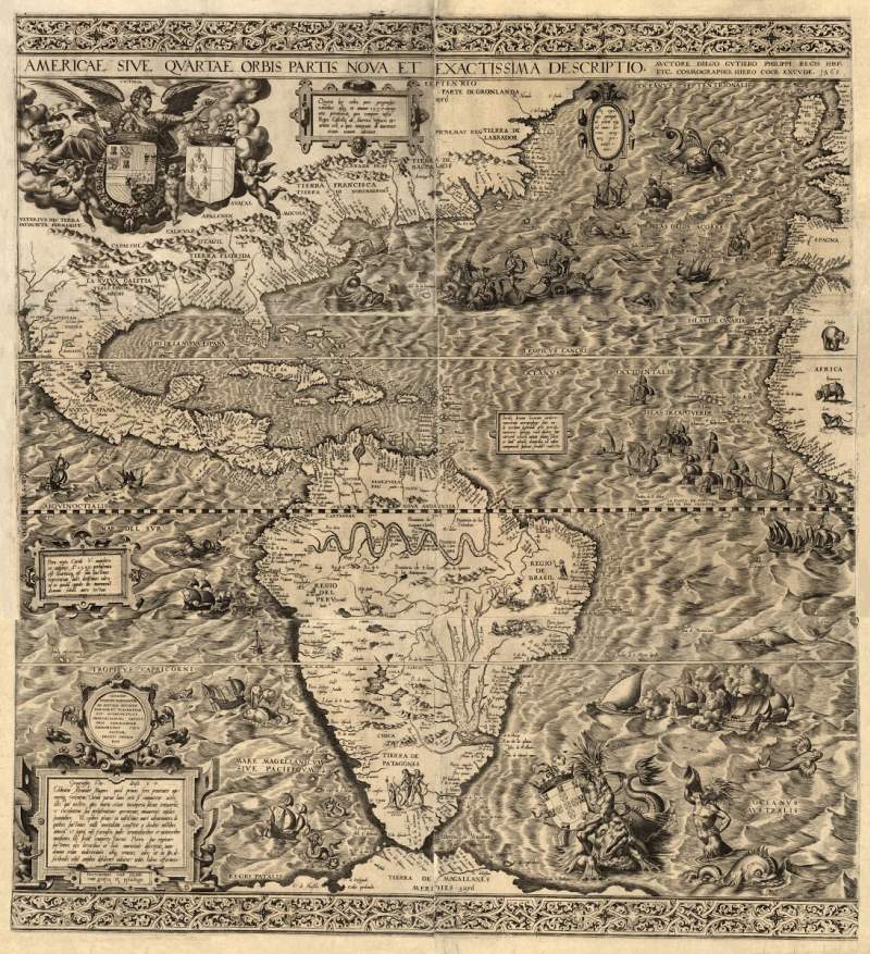 The Old World: One Mystery Solved In The Americae Sive Quartae Orbis Partis Nova Et Exactissima Descriptio Map